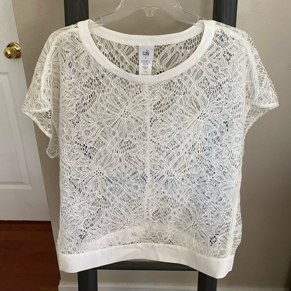 cabi Lace top